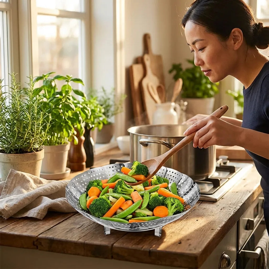 Stainless Steel Steamer basket for Veggie