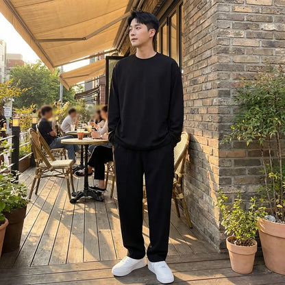 Men’s Black Co-ord Set