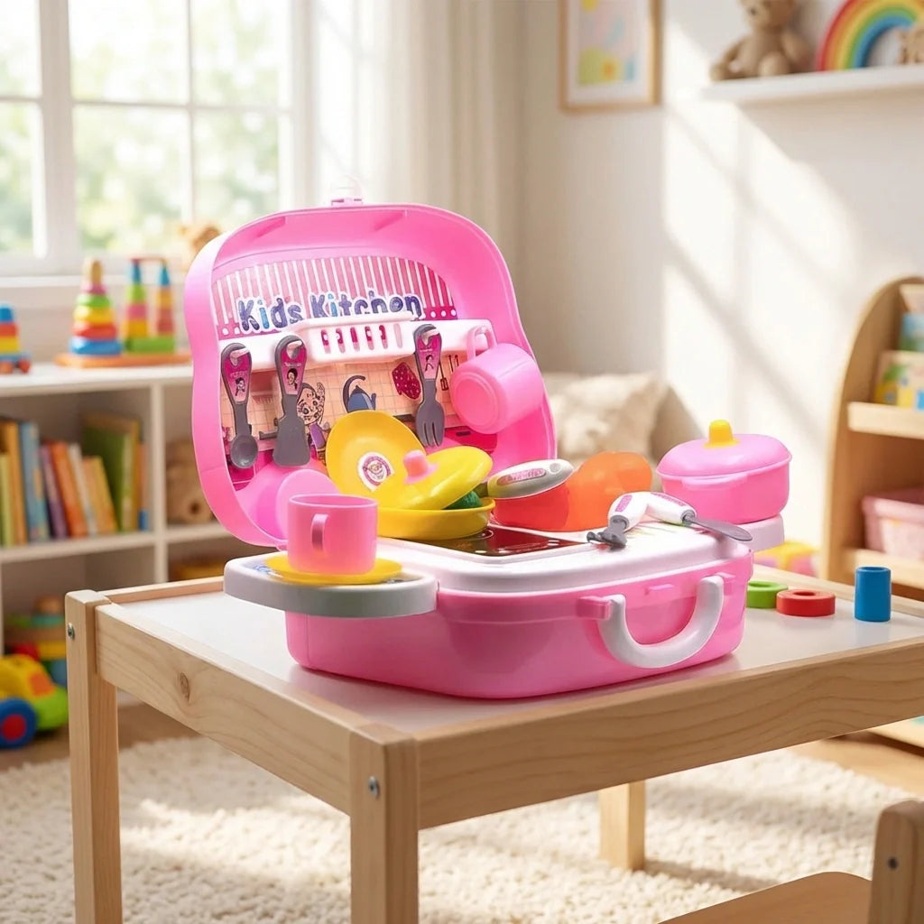 Kids Kitchen Pretend Play Set