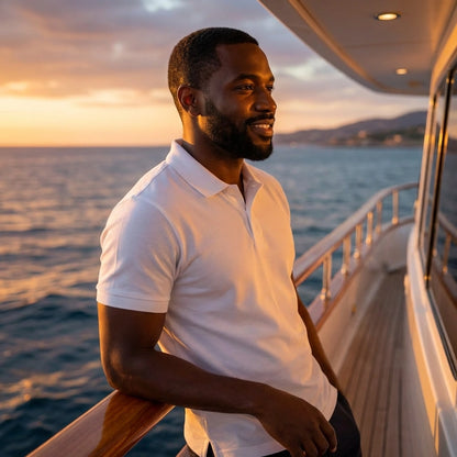 Classic White Polo Tee