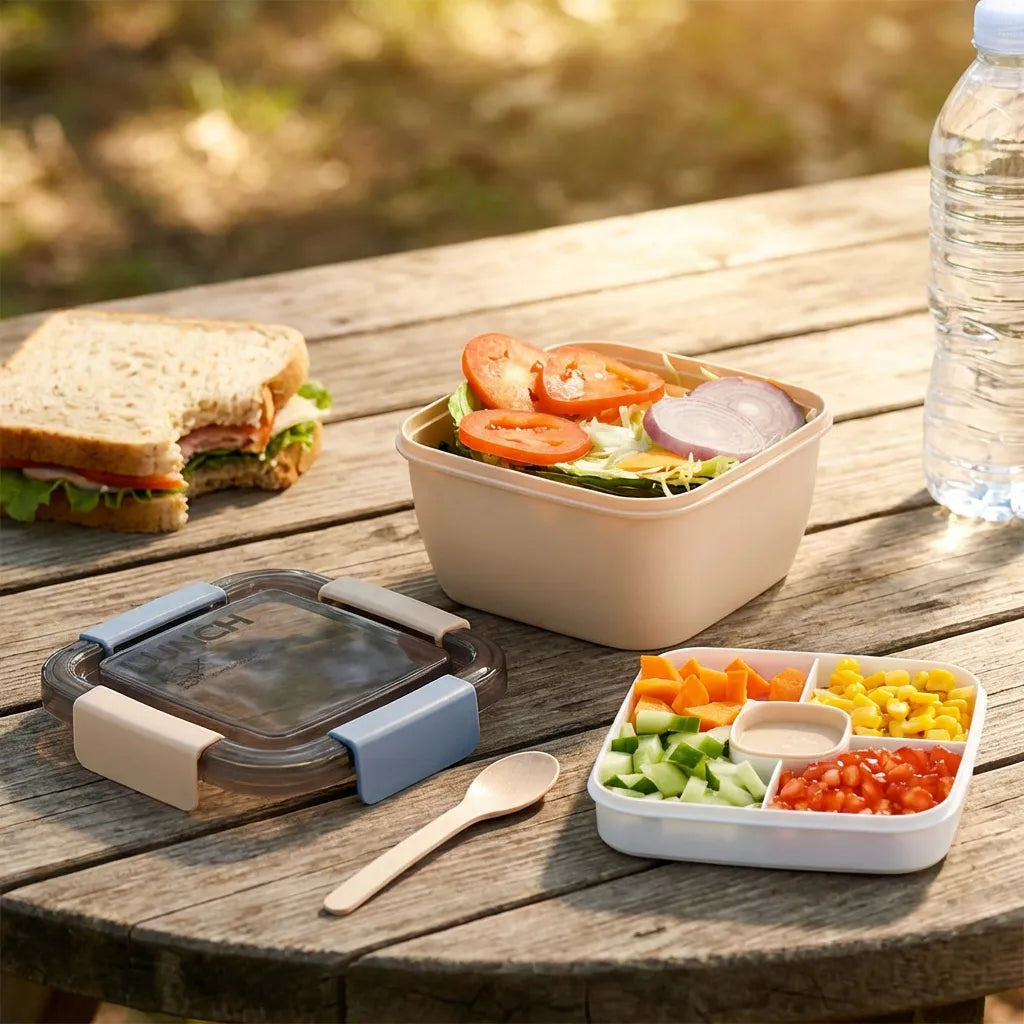 4-Compartment Lunch Box