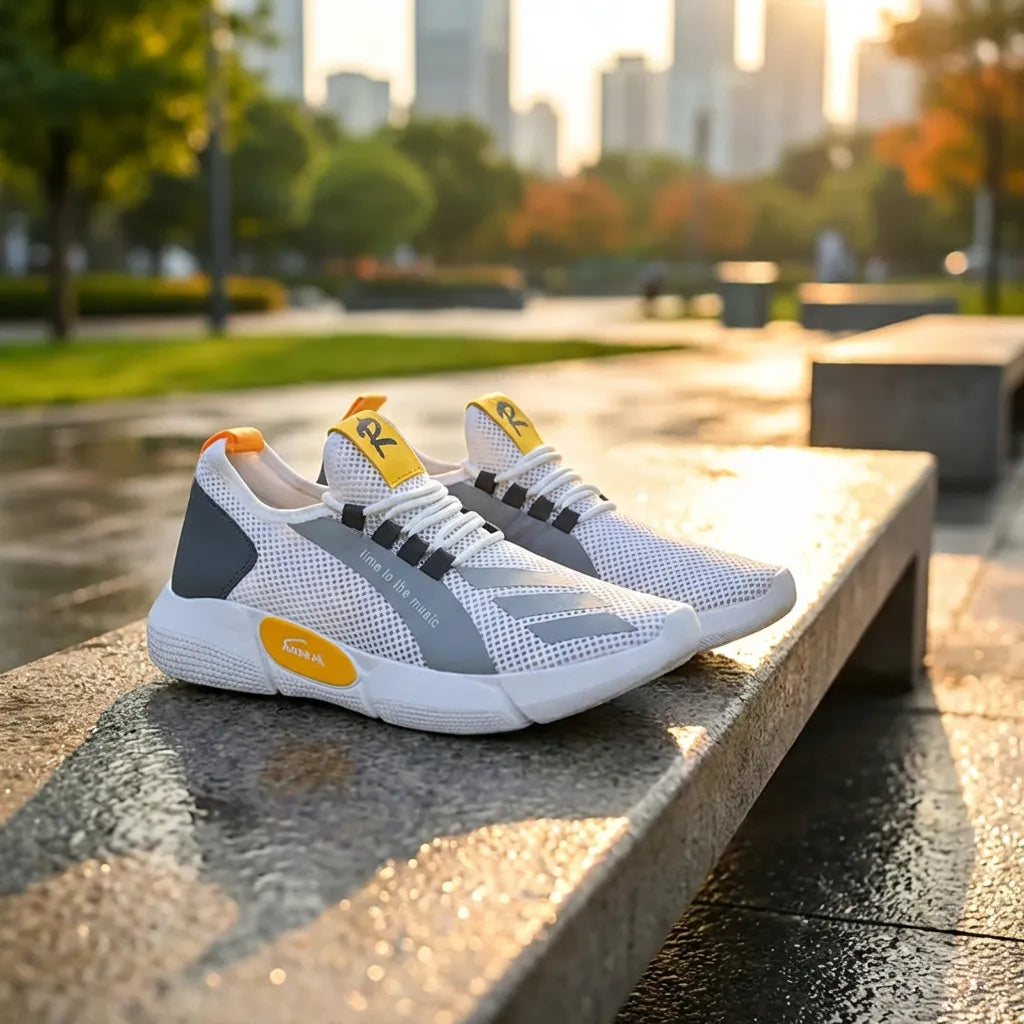 Men’s Lightweight White Sneakers