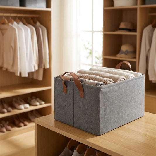 Flexi Fold Large Cloth Basket (Pack of 2)