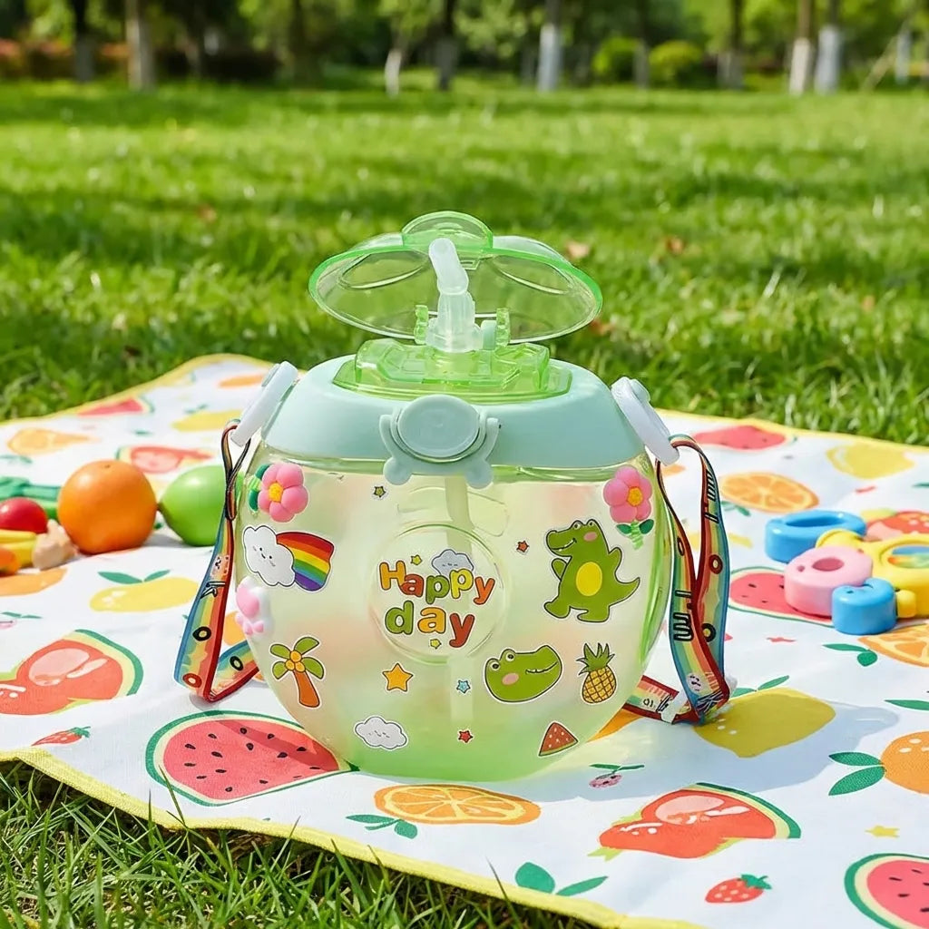 Donut Water Bottle Sipper Bottle