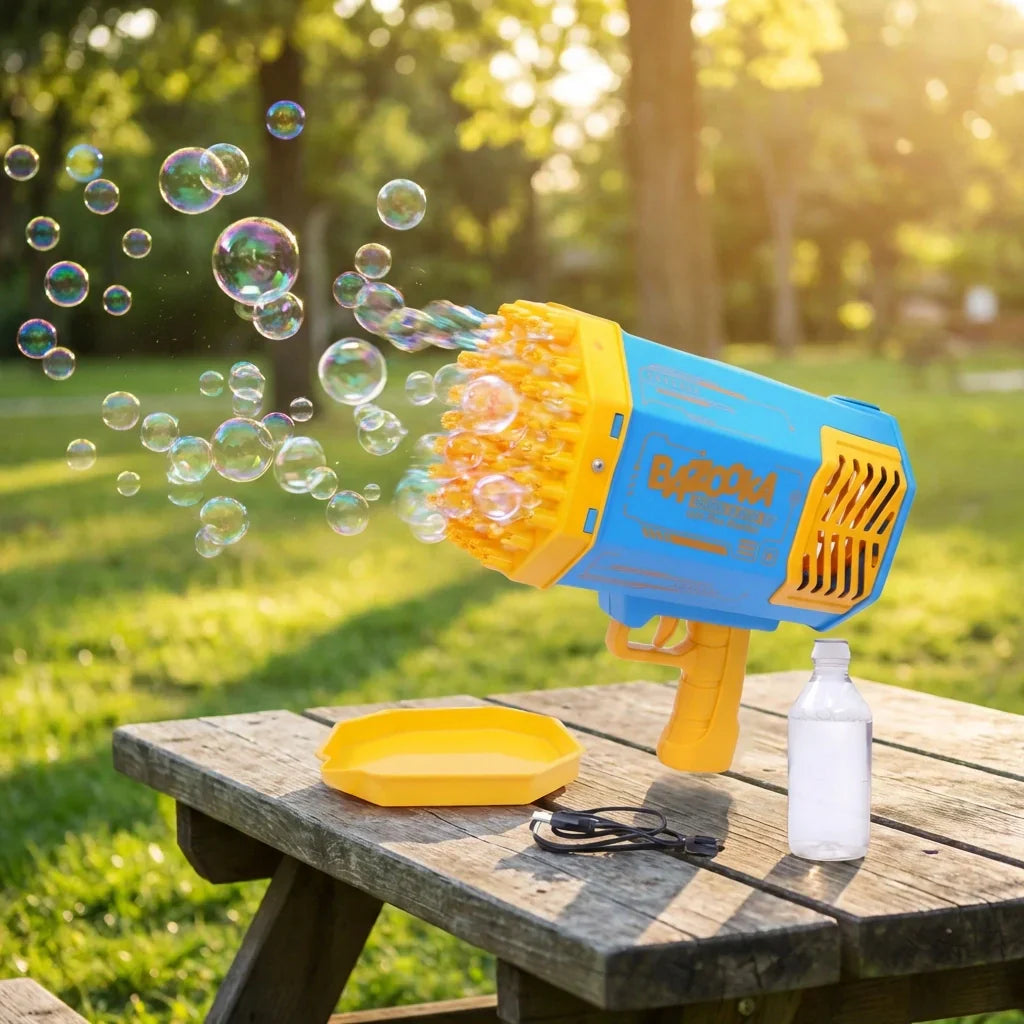 Best 69 holes rechargeable bubble gun - guns | 2026 | fast shipping