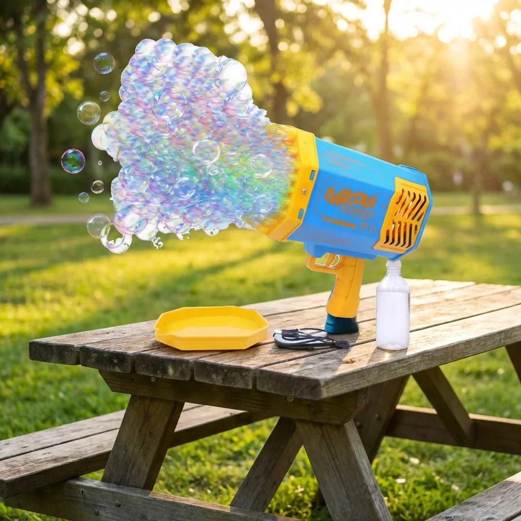 Best 69 holes rechargeable bubble gun - guns | 2026 | fast shipping