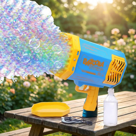 Best 69 holes rechargeable bubble gun - guns | 2026 | fast shipping