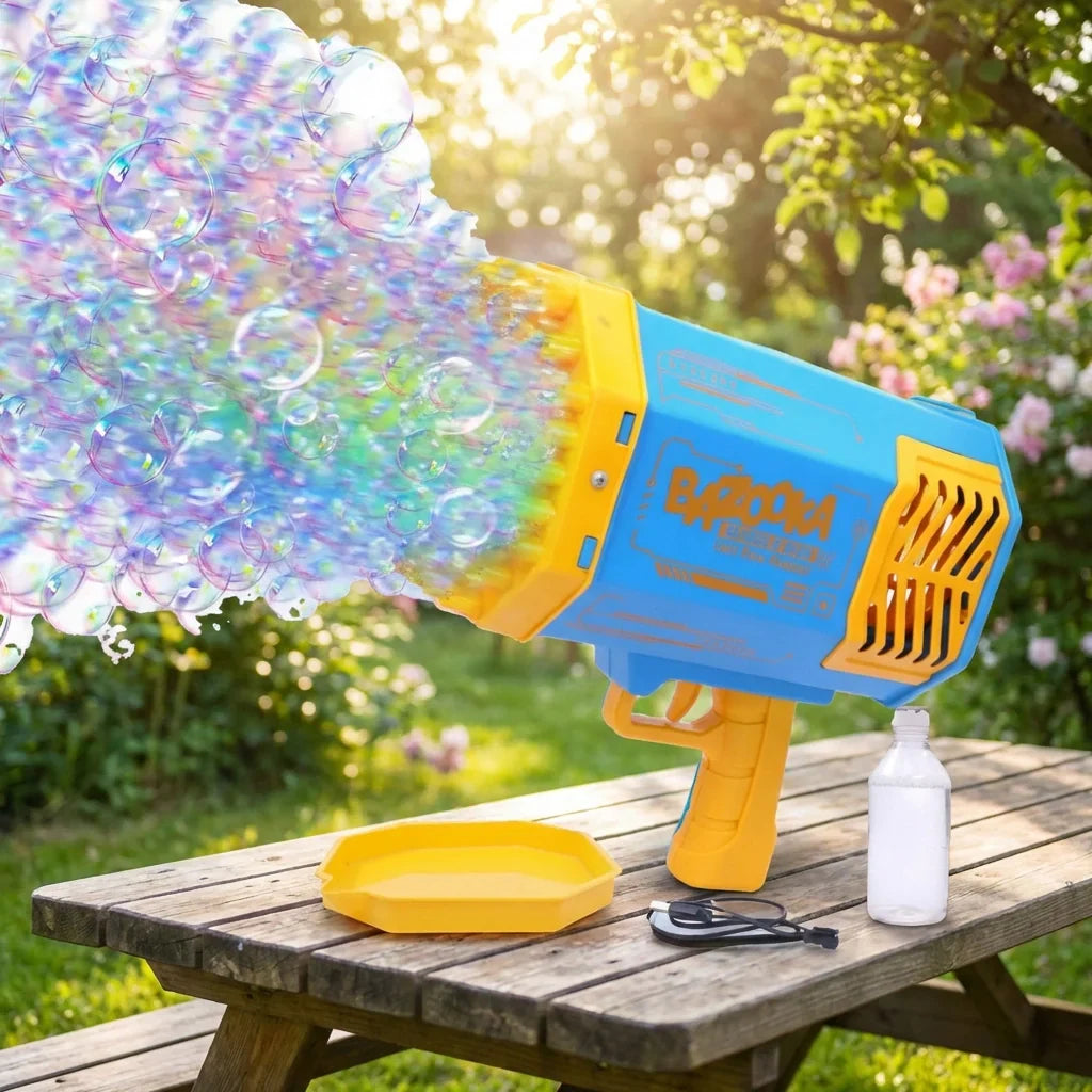 Best 69 holes rechargeable bubble gun - guns | 2026 | fast shipping