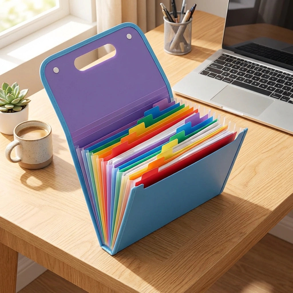 Expandable Document Organizer Folder