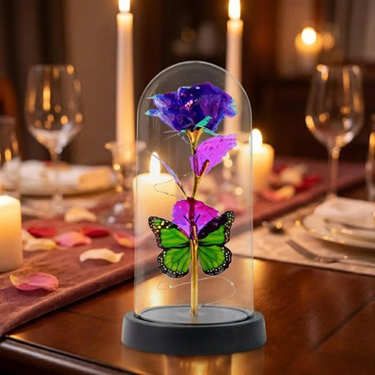 LED Preserved Rose Dome