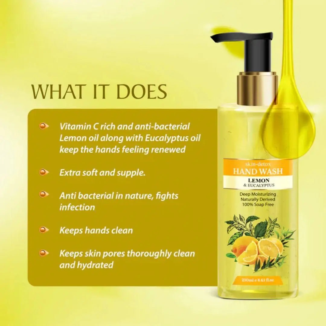 Lemon & Eucalyptus Skin Detox Hand Wash (250 ml)