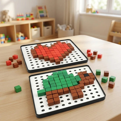 Educational Pixel Cubes Toy
