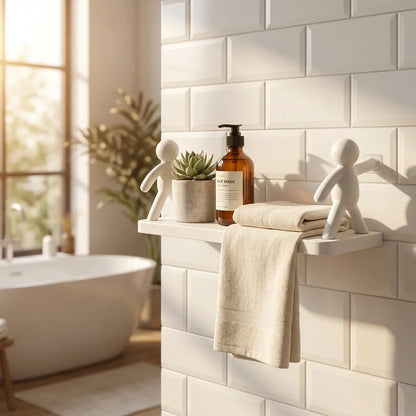 Wall Hanging Bathroom Shelf Storage Rack