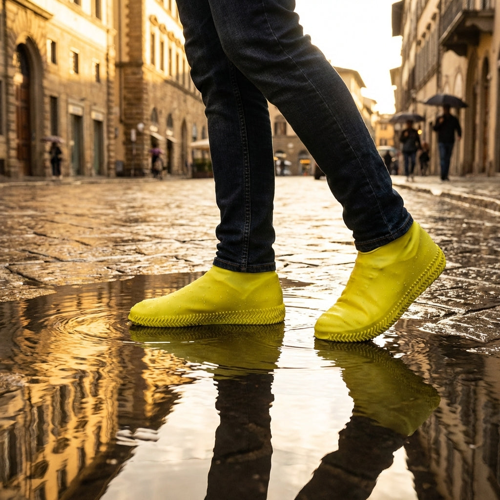 Shoe Cover-Silicone Reusable Boot Cover Shoe Protector
