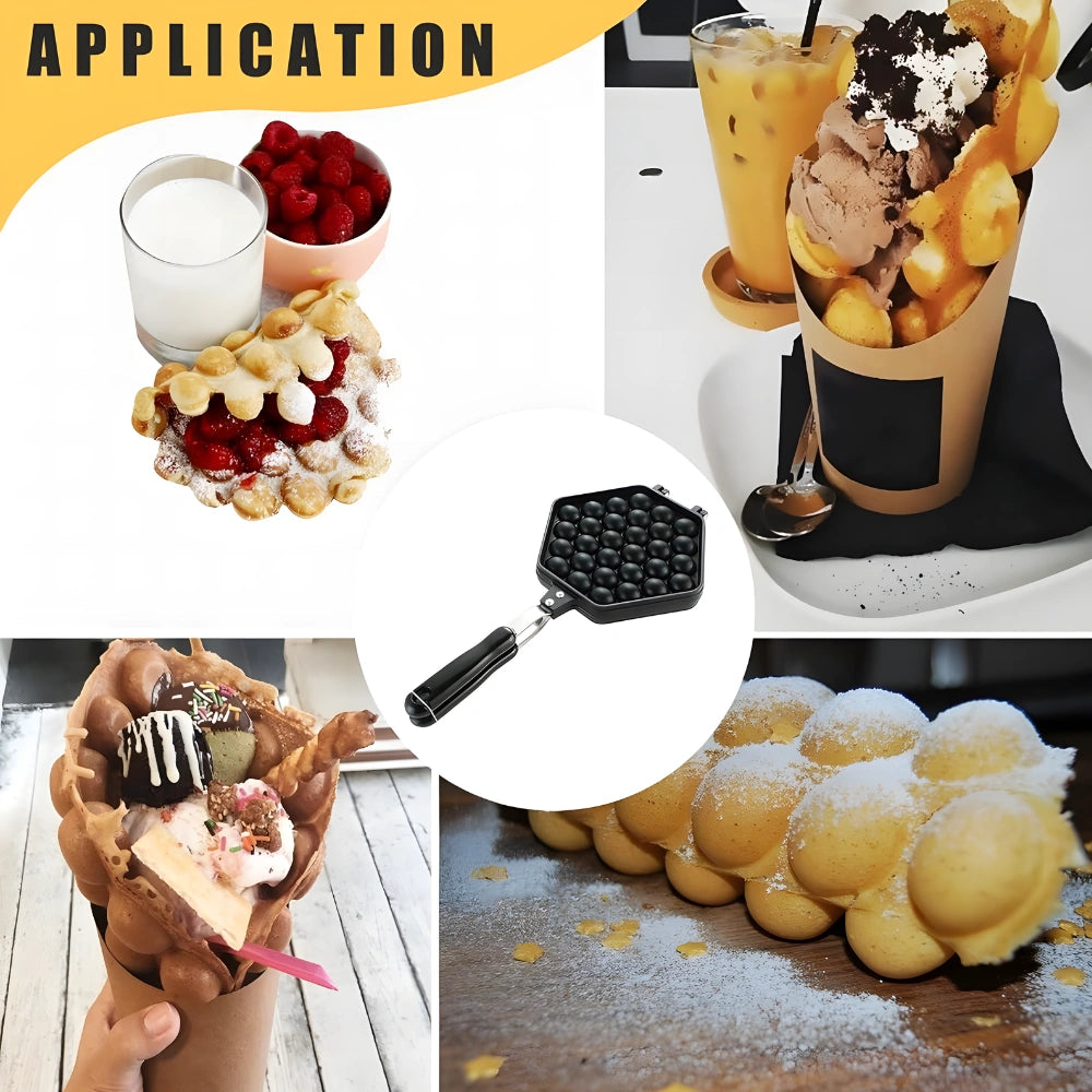 Bubble Waffle Maker Pan