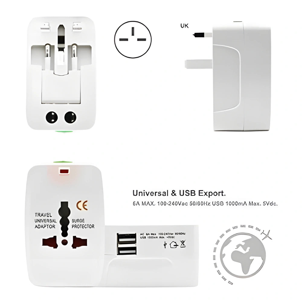 Universal Travel Adapter USB