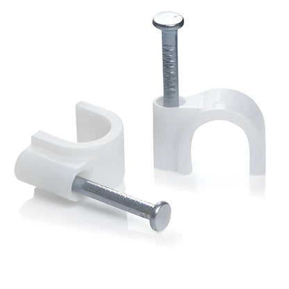 6mm Self-Adhesive Cable Clips - Industrial & Scientific