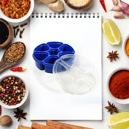 7-Compartment Spice Box - Home & Kitchen