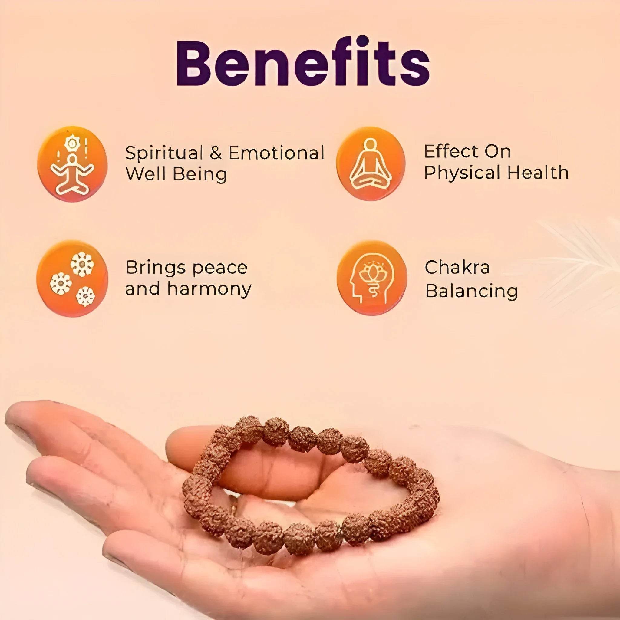 7 Mukhi Rudraksha Spiritual Bracelet