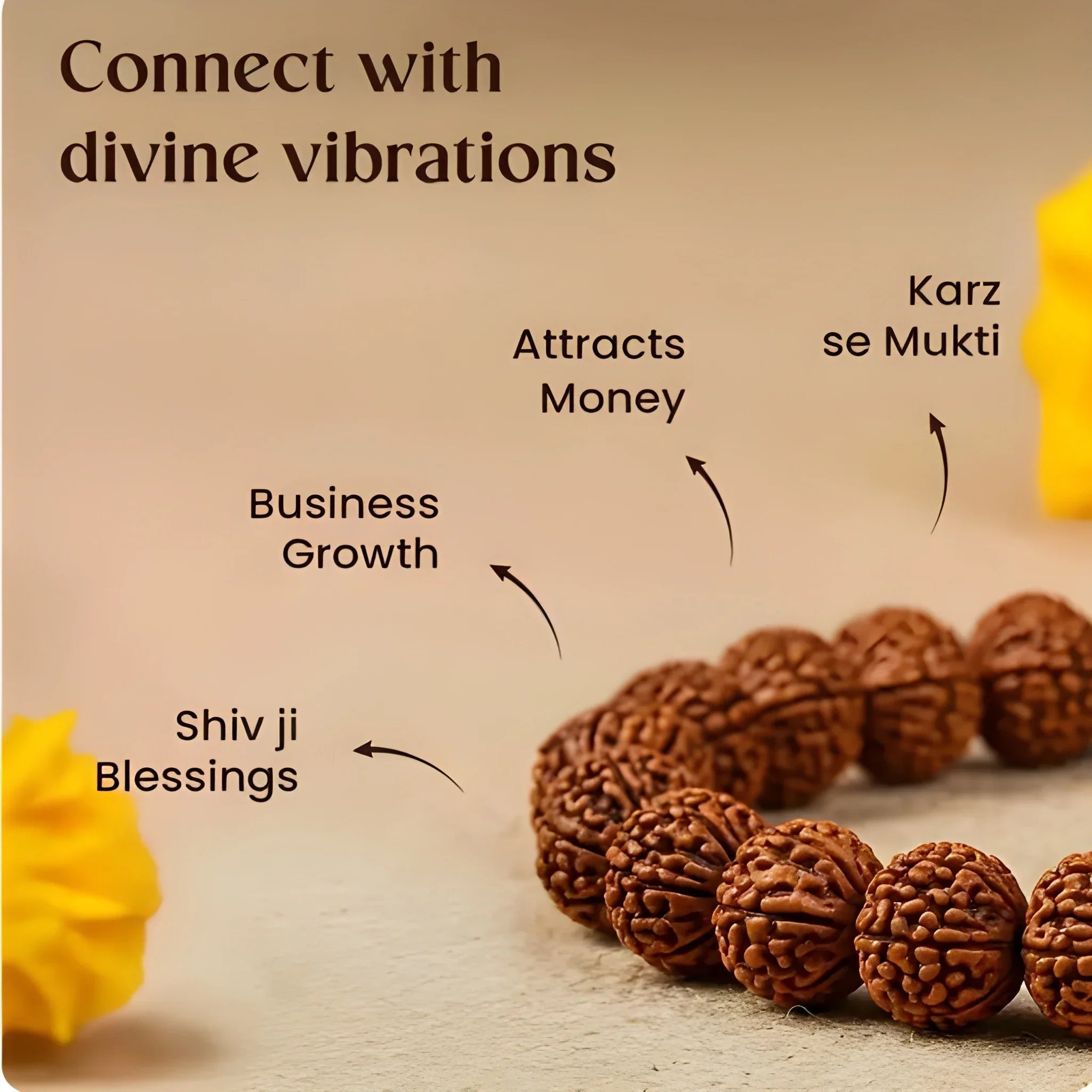 7 Mukhi Rudraksha Spiritual Bracelet