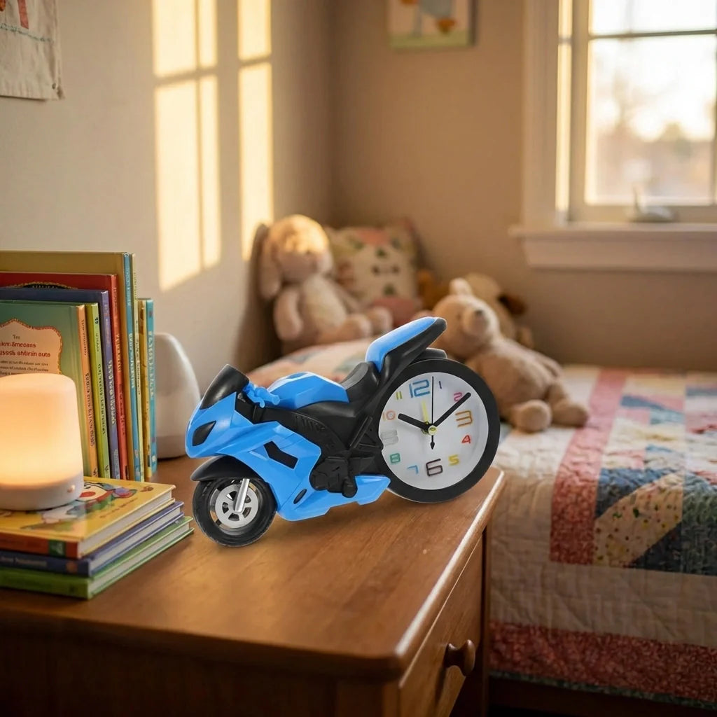 Fashioned Alarm Clock Novelty Retro Motorcycle