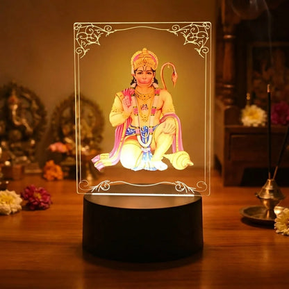 3D Lord Hanuman LED Lamp