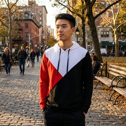 Color Block Hooded Tee