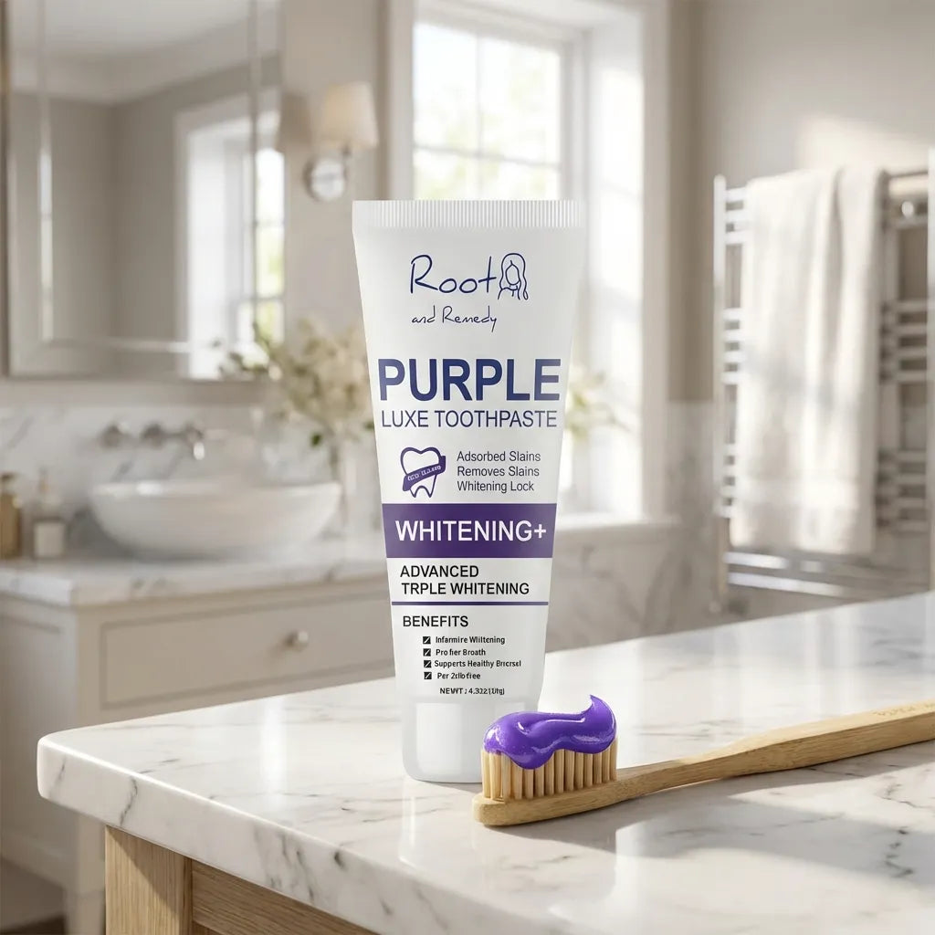 Color-Correcting Purple Toothpaste