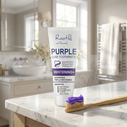 Color-Correcting Purple Toothpaste