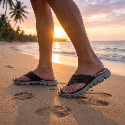 Leather Men's Everyday Slippers