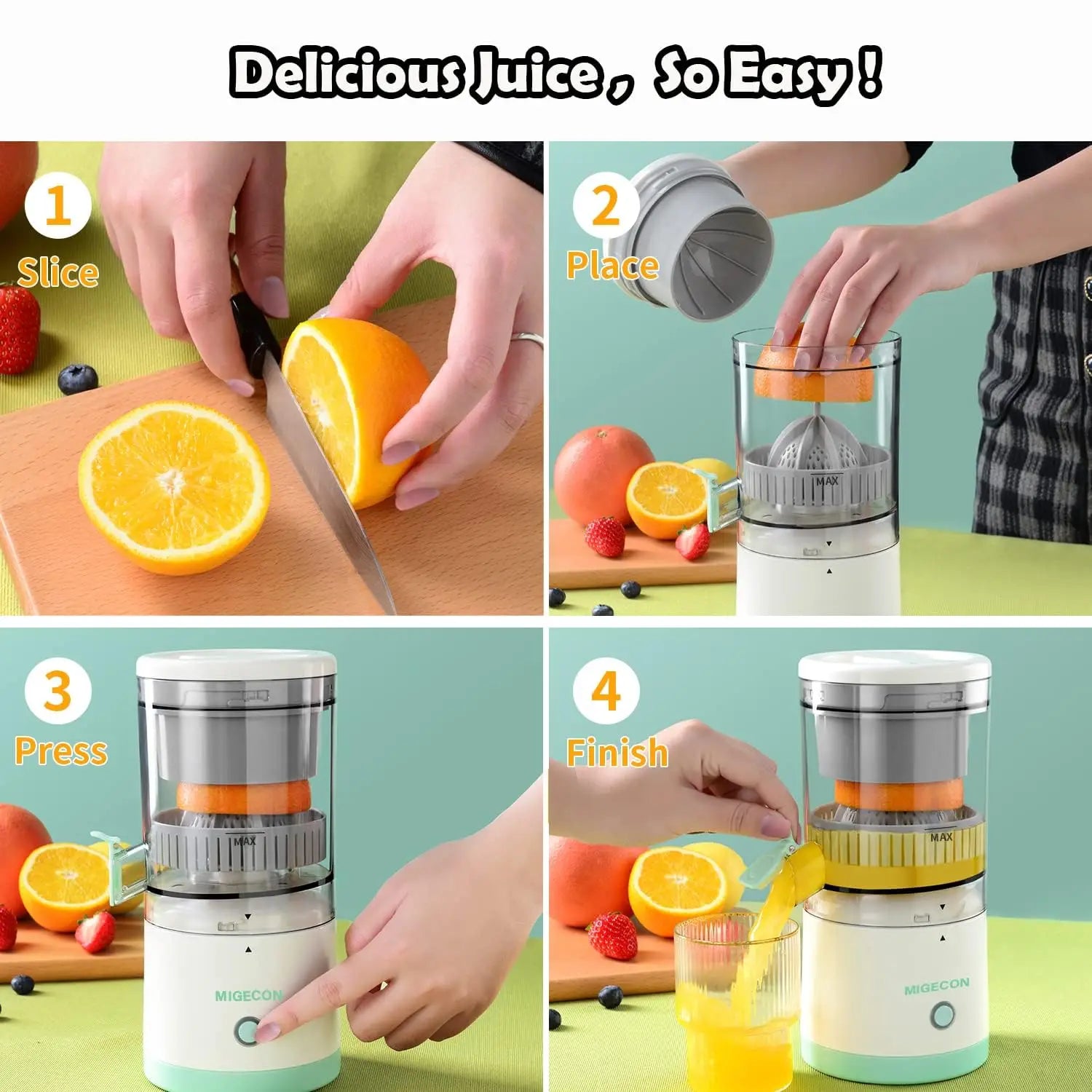 Mini Electric Rechargeable fruit juice Blender