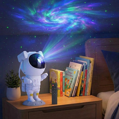 Astronaut Galaxy Projector - 360 Magnetic Head Rotation, Remote Control
