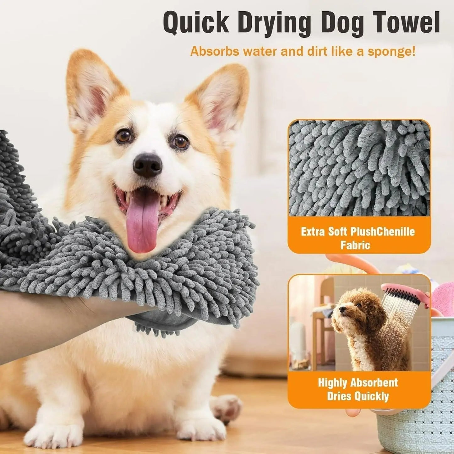 Pet Microfiber Drying Towel