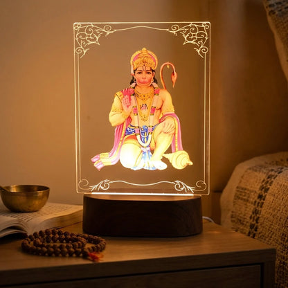 3D Lord Hanuman LED Lamp