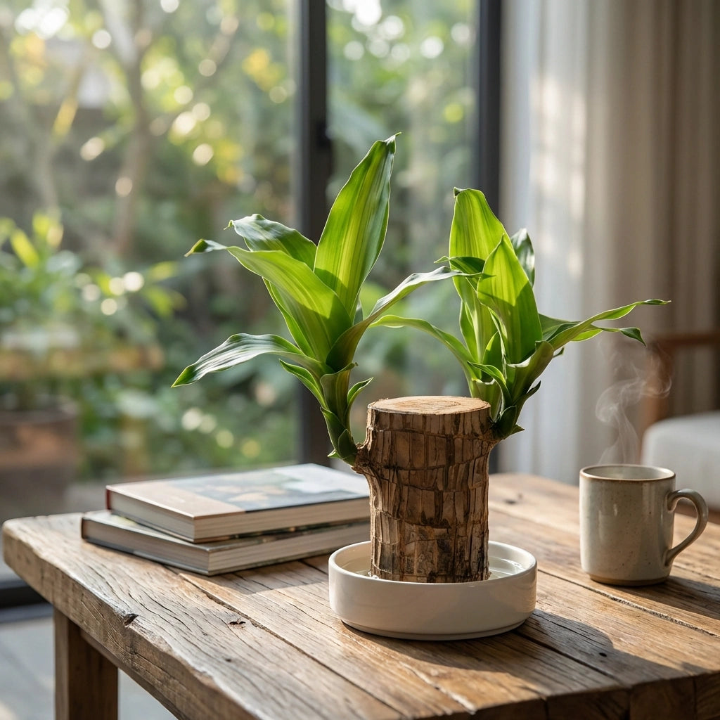 Brazilian Lucky Wood, Mini Home Plant Decorations (Pack of 2)