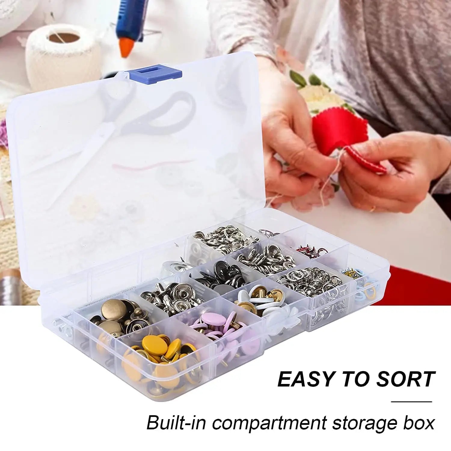 Metal Copper Prong Snap Buttons With Pliers