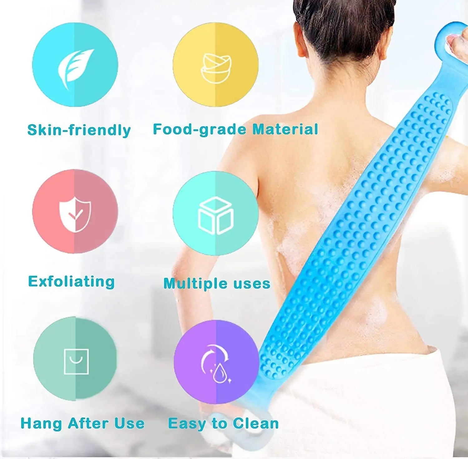 Silicone Body Scrubber Belt