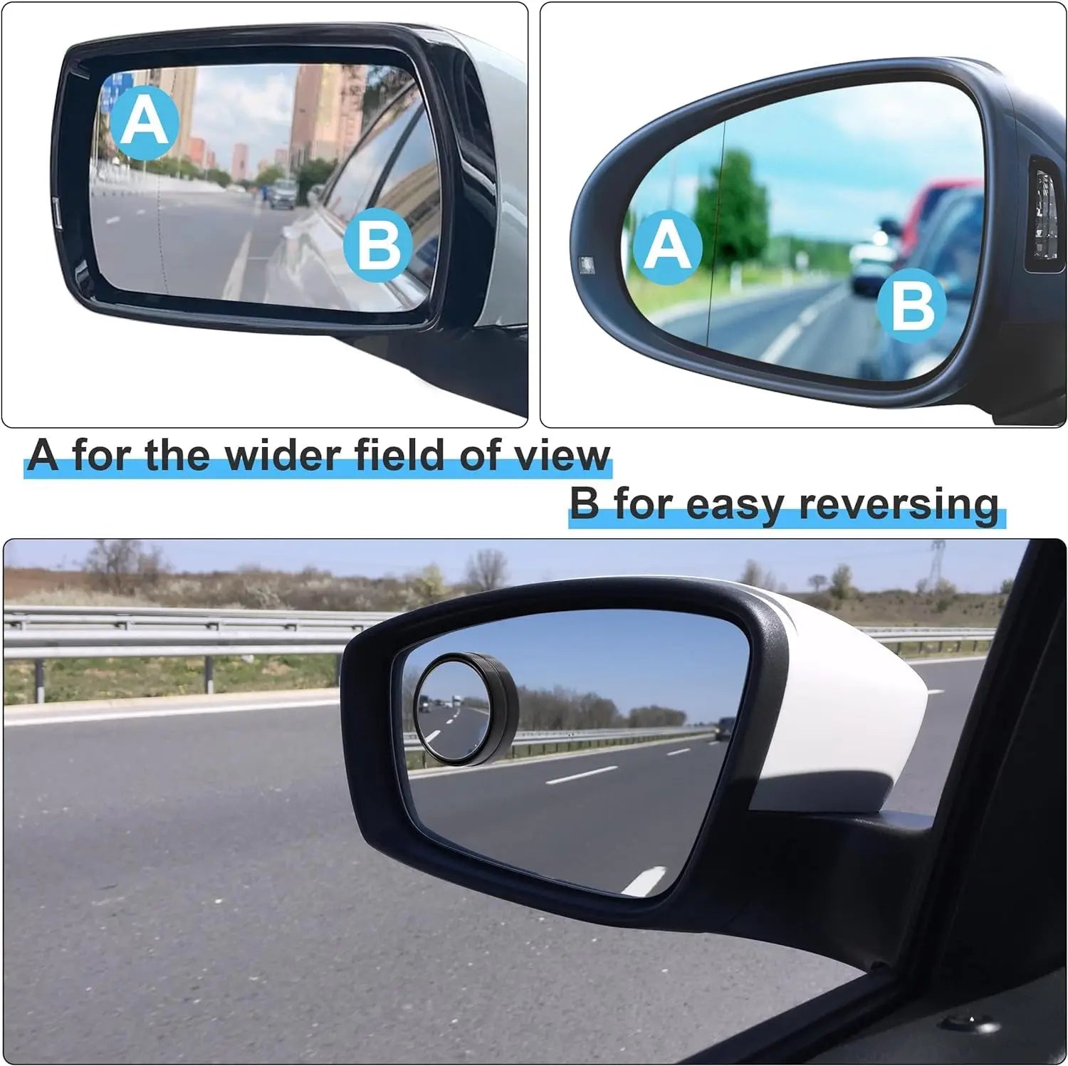 Spot Mirror Round HD Glass