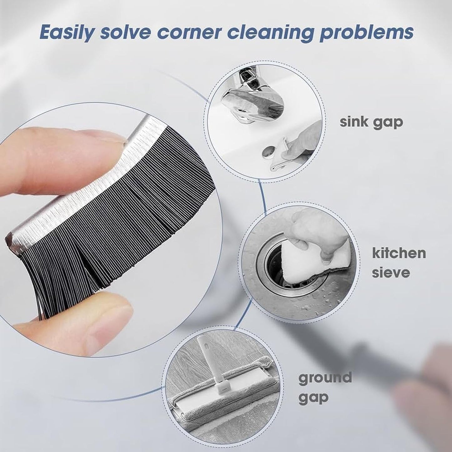 Grout Scrubber Deep Clean Tile Brush (Pack of 2)