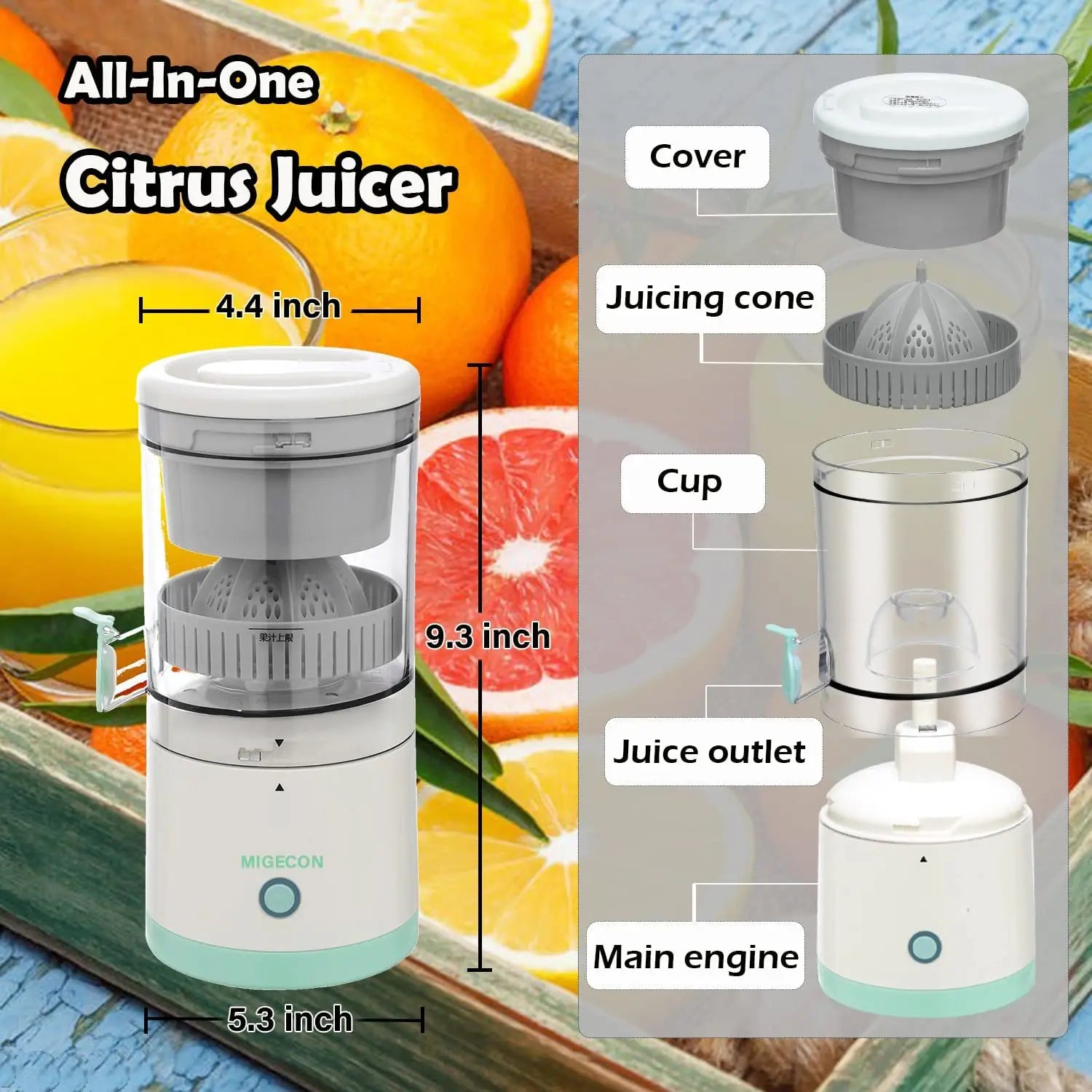 Mini Electric Rechargeable fruit juice Blender