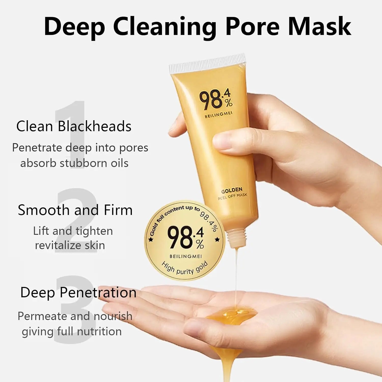 Gold Peel off Mask (Pack of 2)