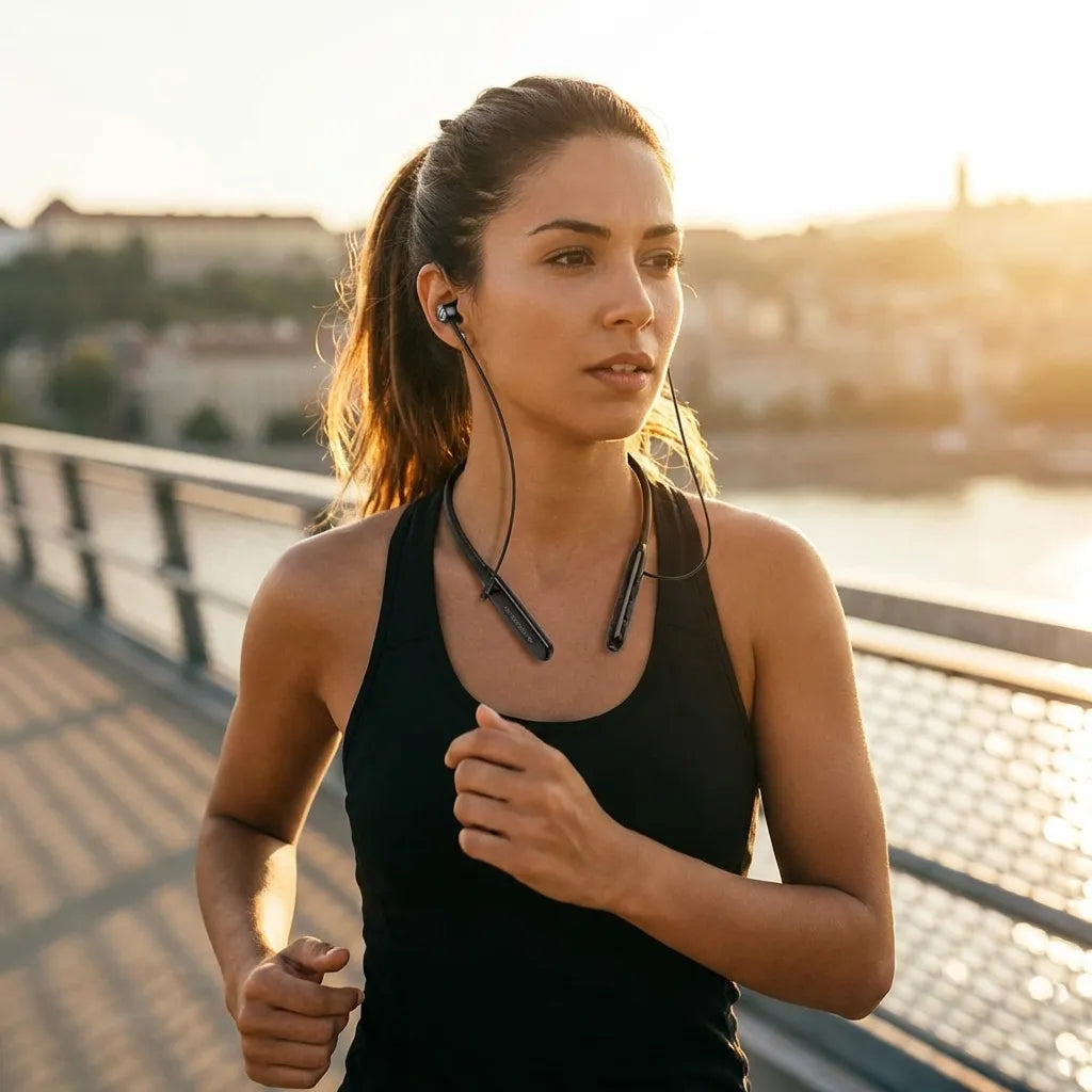 Wireless Bluetooth Stylish Look Neckband