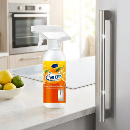 Clean Super Strong Powerful Kitchen Foam Cleaner 500 ml Pack of 2