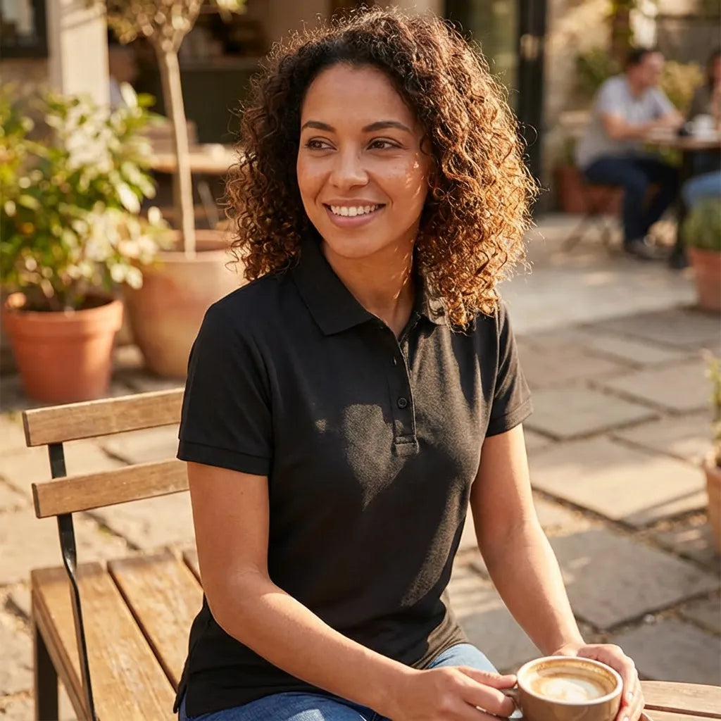 Essential Black Polo