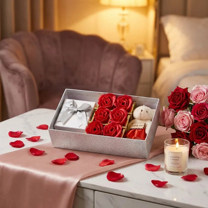 Valentine Teddy Gift Set