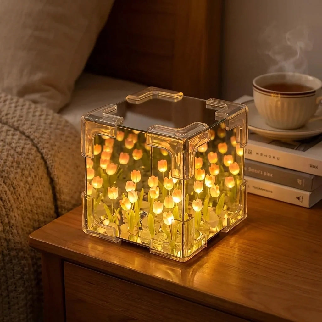 Tulip Mirror Night Lamp