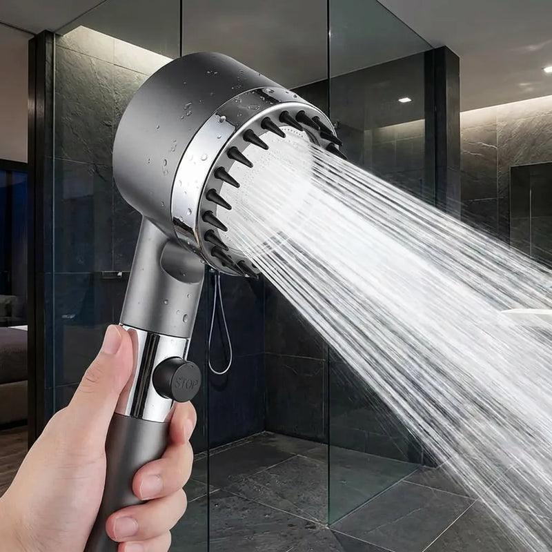 High Pressure 3-Setting Filtration Shower Head