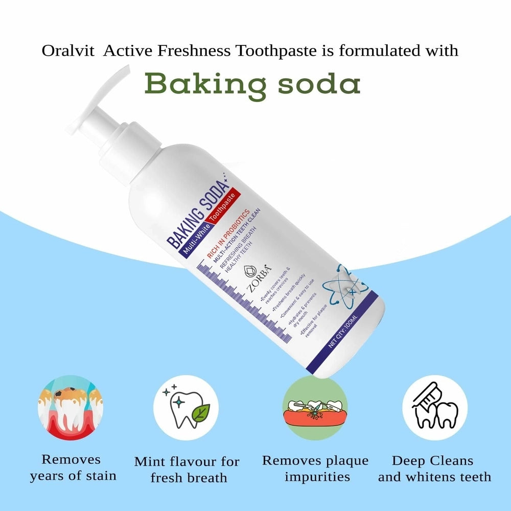 Baking Soda Whitening Toothpaste