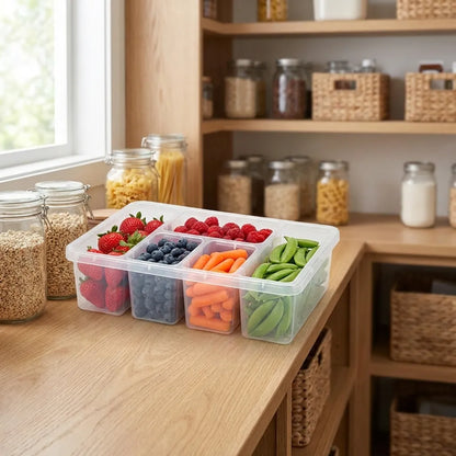 5-Compartment Fridge Organizer