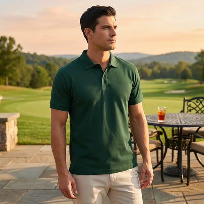 Bottle Green Polo Tee